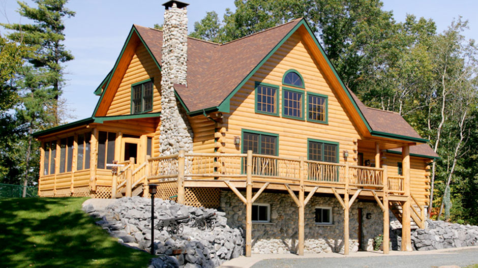  Custom Log Home